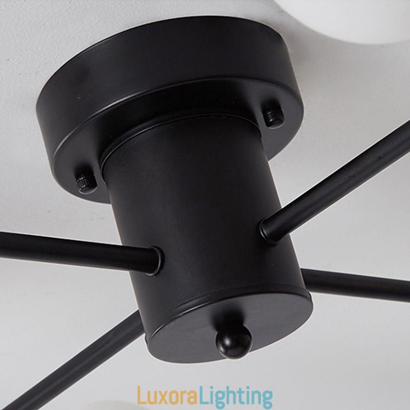 Designer Touch Decorative Glass Ball Flush Mount Magic Bean Ceiling Light