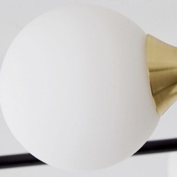 Designer Touch Decorative Glass Ball Flush Mount Magic Bean Ceiling Light