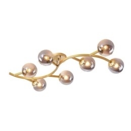 Designer Touch Decorative Modern Minimalist Branch Flush Mount Glass Globe Ceiling Light