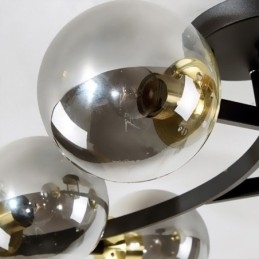 Designer Touch Decorative Modern Minimalist Branch Flush Mount Glass Globe Ceiling Light