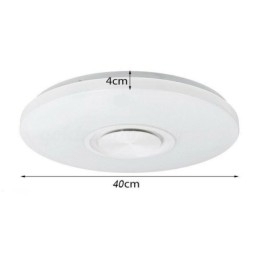 Designer Touch Decorative Flush Mount Lamp Remote APP Control Bluetooth Music Speaker Lamp