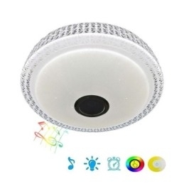 Designer Touch Decorative Ceiling Light Lamp Remote APP Control Bluetooth Music Speaker Flush Mount