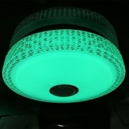 Designer Touch Decorative Ceiling Light Lamp Remote APP Control Bluetooth Music Speaker Flush Mount