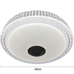 Designer Touch Decorative Ceiling Light Lamp Remote APP Control Bluetooth Music Speaker Flush Mount