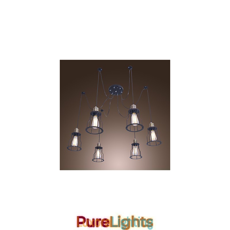 Designer Touch Decorative Traditional Classic Vintage Mini Style Painting Chandelier