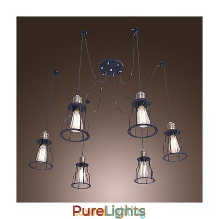 Designer Touch Decorative Traditional Classic Vintage Mini Style Painting Chandelier