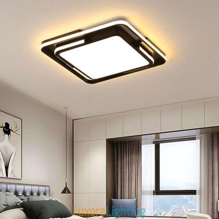 Designer Touch Decorative Modern Simple Flush Mount Ceiling Light Square Acrylic Light Fixture