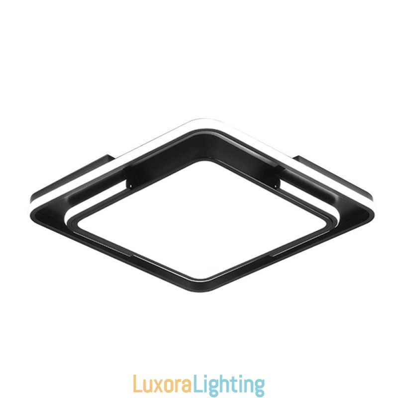 Designer Touch Decorative Modern Simple Flush Mount Ceiling Light Square Acrylic Light Fixture