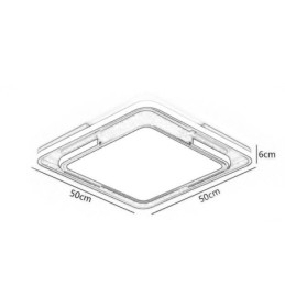 Designer Touch Decorative Modern Simple Flush Mount Ceiling Light Square Acrylic Light Fixture