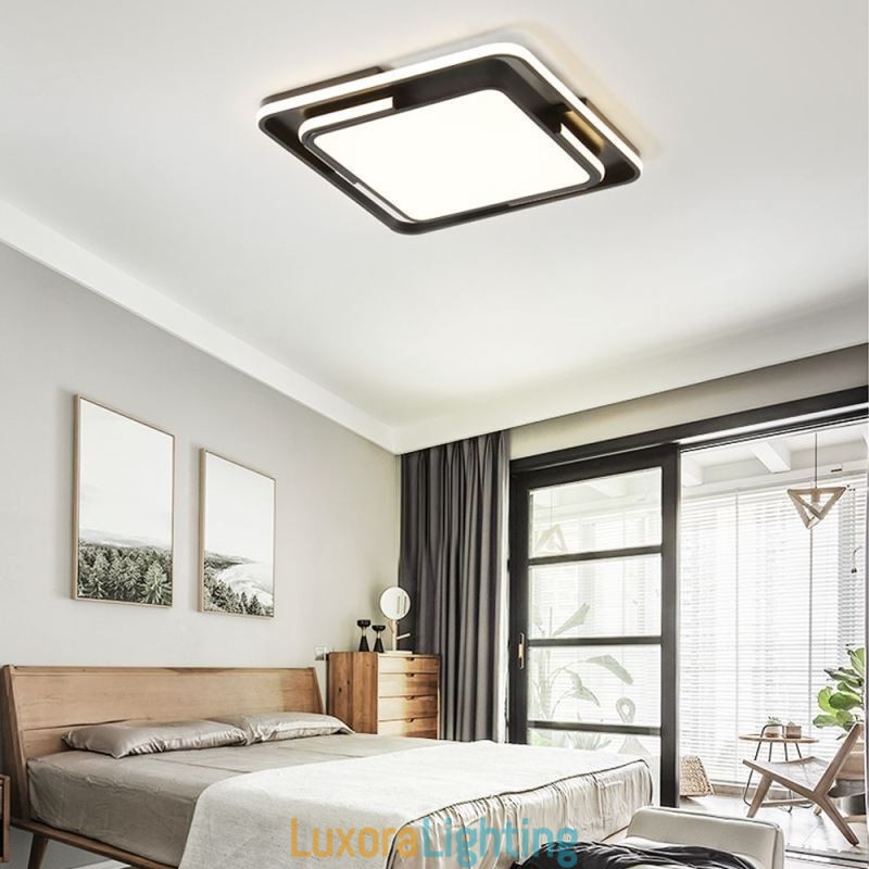 Designer Touch Decorative Modern Simple Flush Mount Ceiling Light Square Acrylic Light Fixture