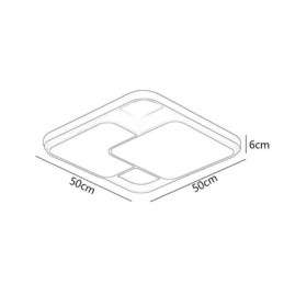 Designer Touch Decorative Modern Geometric Flush Mount Ceiling Light Acrylic Decoration Light