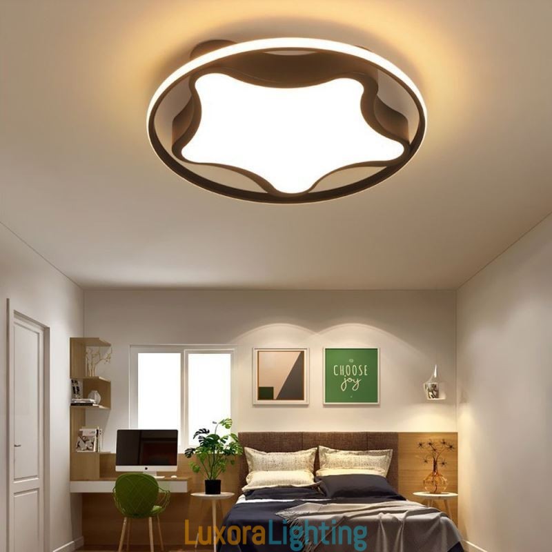 Designer Touch Decorative Star Flush Mount Ceiling Light Modern Simple Ceiling Light
