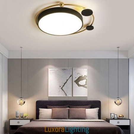 Designer Touch Decorative Contemporary Flush Mount Ceiling Light Circle Acrylic Ceiling Light
