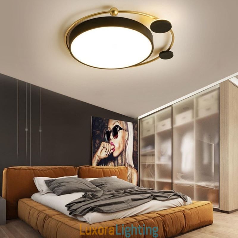 Designer Touch Decorative Contemporary Flush Mount Ceiling Light Circle Acrylic Ceiling Light