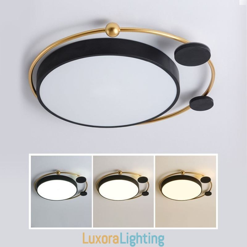 Designer Touch Decorative Contemporary Flush Mount Ceiling Light Circle Acrylic Ceiling Light