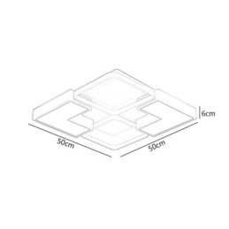 Designer Touch Decorative Acrylic Flush Mount Ceiling Light Creative Decoration Lighting