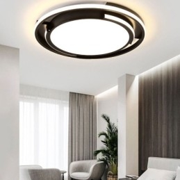 Designer Touch Decorative Modern Minimalist Flush Mount Ceiling Light Circular Ceiling Fixture