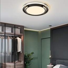 Designer Touch Decorative Modern Minimalist Flush Mount Ceiling Light Circular Ceiling Fixture