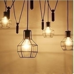 Designer Touch Decorative Dining Sitting Chandelier American Country Lamps And Lanterns Lift Tiny Cages Droplight