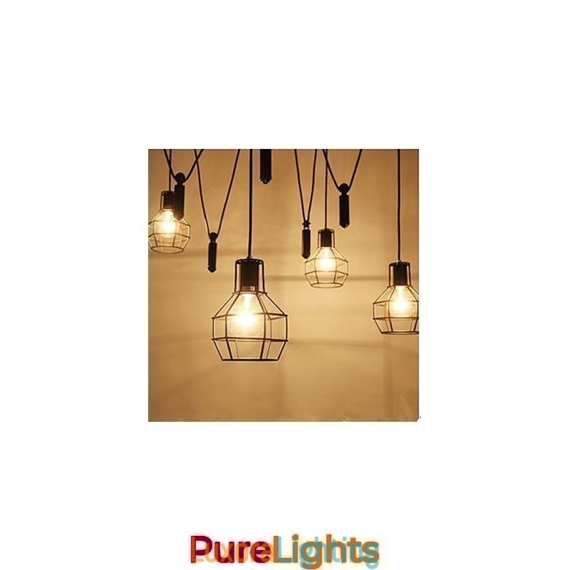 Designer Touch Decorative Dining Sitting Chandelier American Country Lamps And Lanterns Lift Tiny Cages Droplight
