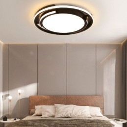 Designer Touch Decorative Modern Minimalist Flush Mount Ceiling Light Circular Ceiling Fixture