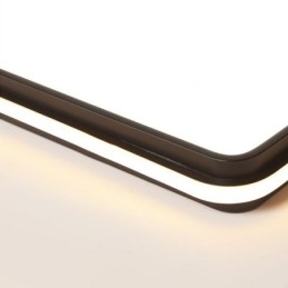 Designer Touch Decorative Minimalist Square Flush Mount Ceiling Light Fixture Modern Acrylic Lighting