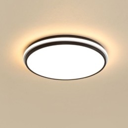 Designer Touch Decorative Minimalist Circular Flush Mount Ceiling Light Fixture Modern Acrylic Lighting