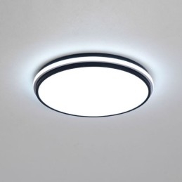 Designer Touch Decorative Minimalist Circular Flush Mount Ceiling Light Fixture Modern Acrylic Lighting