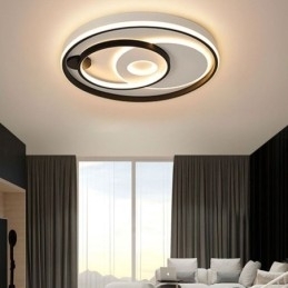 Designer Touch Decorative Overlapping Round Flush Mount Ceiling Light Modern Acrylic Light
