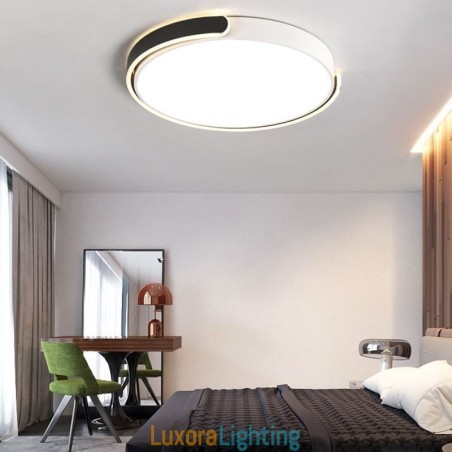 Designer Touch Decorative Round Acrylic Flush Mount Ceiling Light Fixture