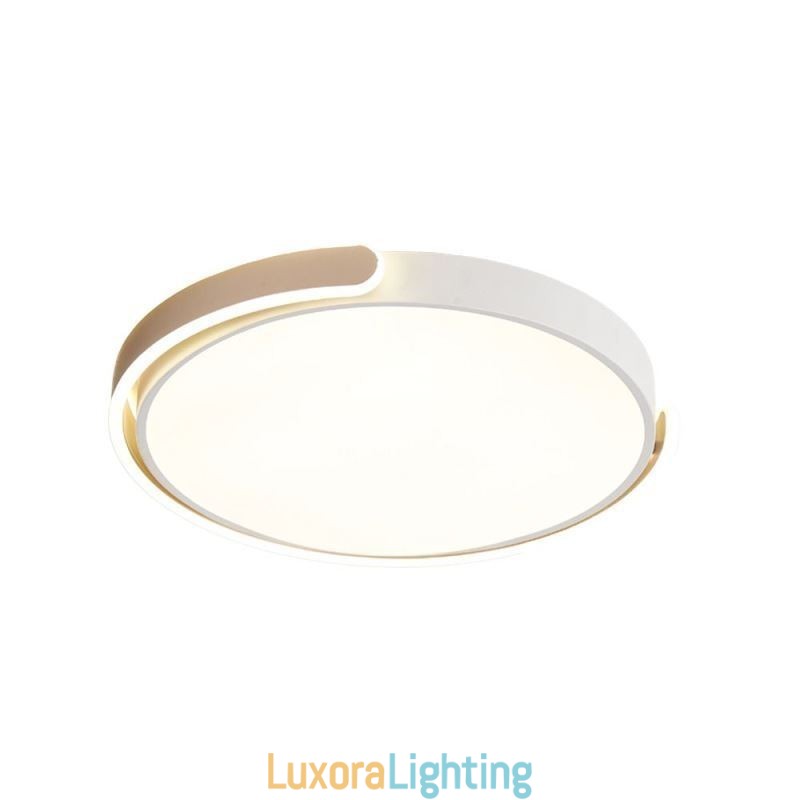 Designer Touch Decorative Round Acrylic Flush Mount Ceiling Light Fixture