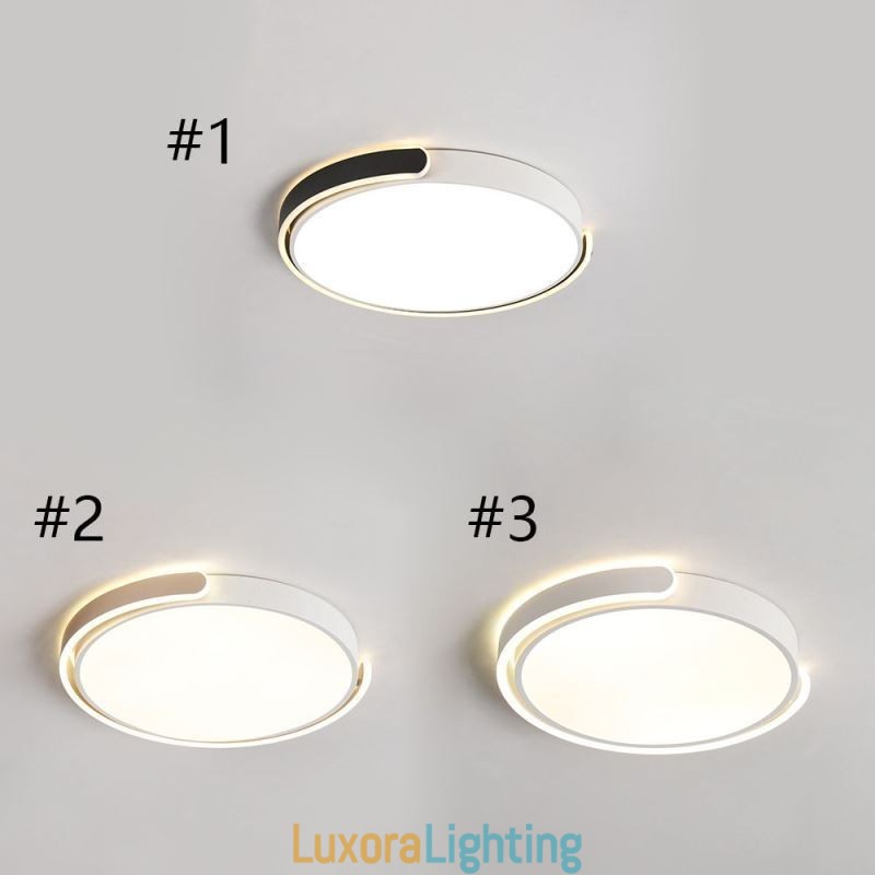 Designer Touch Decorative Round Acrylic Flush Mount Ceiling Light Fixture