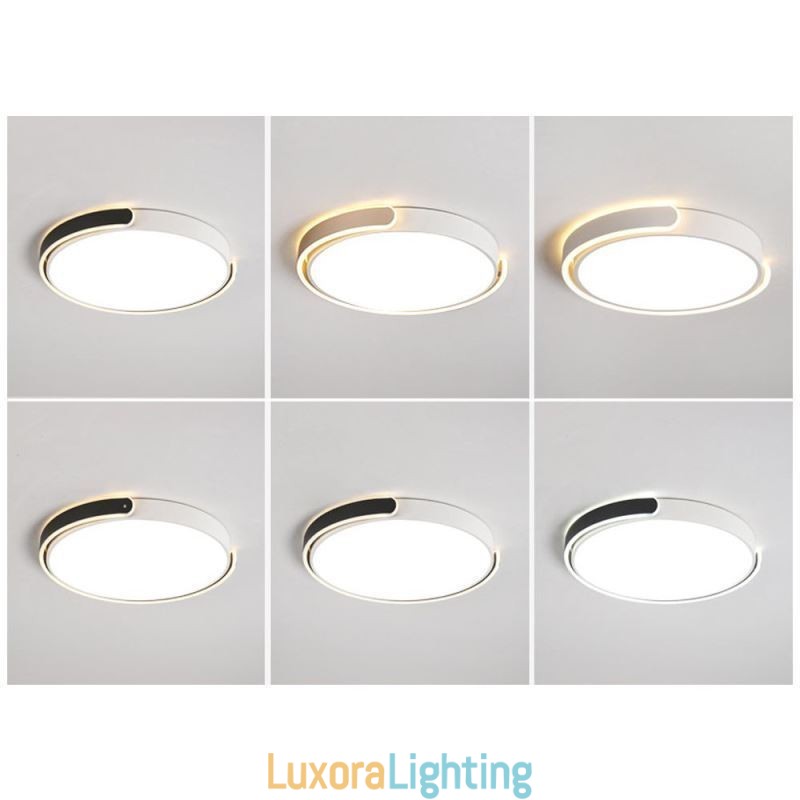 Designer Touch Decorative Round Acrylic Flush Mount Ceiling Light Fixture