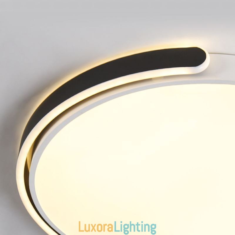 Designer Touch Decorative Round Acrylic Flush Mount Ceiling Light Fixture