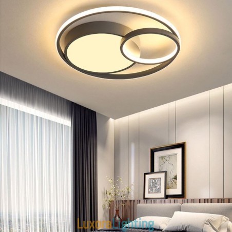 Designer Touch Decorative Modern Circular Flush Mount Ceiling Light