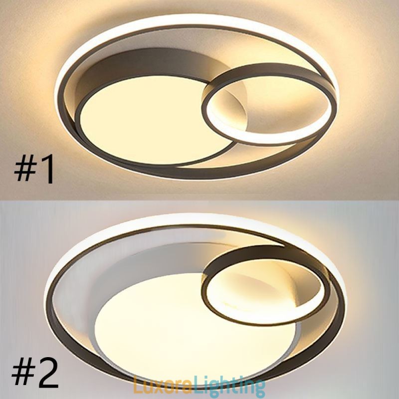 Designer Touch Decorative Modern Circular Flush Mount Ceiling Light