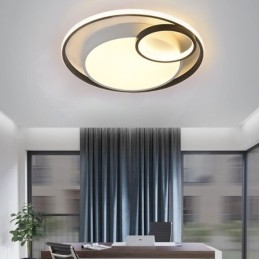 Designer Touch Decorative Modern Circular Flush Mount Ceiling Light