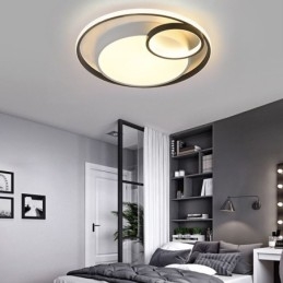 Designer Touch Decorative Modern Circular Flush Mount Ceiling Light