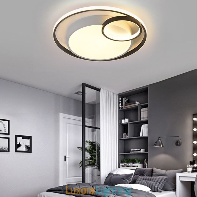 Designer Touch Decorative Modern Circular Flush Mount Ceiling Light
