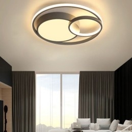 Designer Touch Decorative Modern Circular Flush Mount Ceiling Light