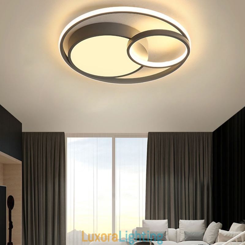 Designer Touch Decorative Modern Circular Flush Mount Ceiling Light