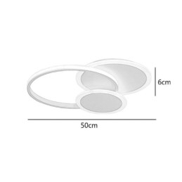 Designer Touch Decorative Round Flush Mount Light Fixture Modern Acrylic Ceiling Light