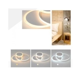 Designer Touch Decorative Round Flush Mount Light Fixture Modern Acrylic Ceiling Light