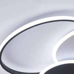 Designer Touch Decorative Round Flush Mount Light Fixture Modern Acrylic Ceiling Light