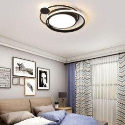Designer Touch Decorative Contemporary Circular Flush Mount Ceiling Light