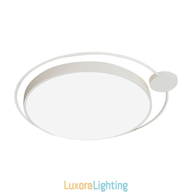 Designer Touch Decorative Simple Style Round Flush Mount Light Fixture Acrylic Ceiling Light