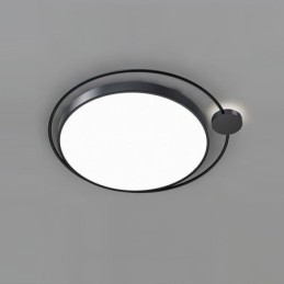 Designer Touch Decorative Simple Style Round Flush Mount Light Fixture Acrylic Ceiling Light