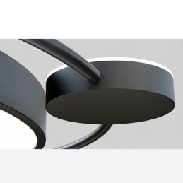 Designer Touch Decorative Simple Style Round Flush Mount Light Fixture Acrylic Ceiling Light