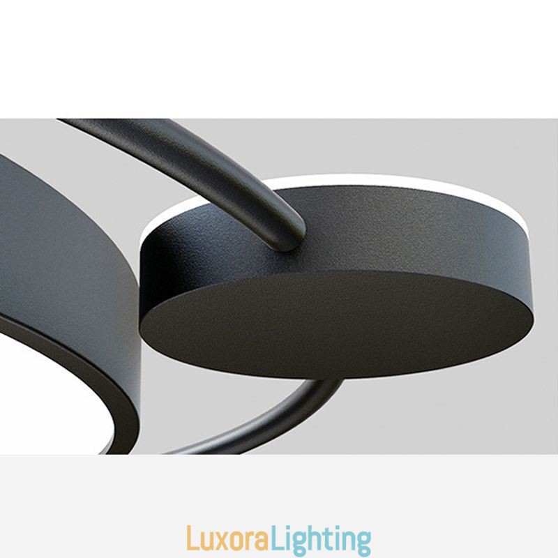 Designer Touch Decorative Simple Style Round Flush Mount Light Fixture Acrylic Ceiling Light