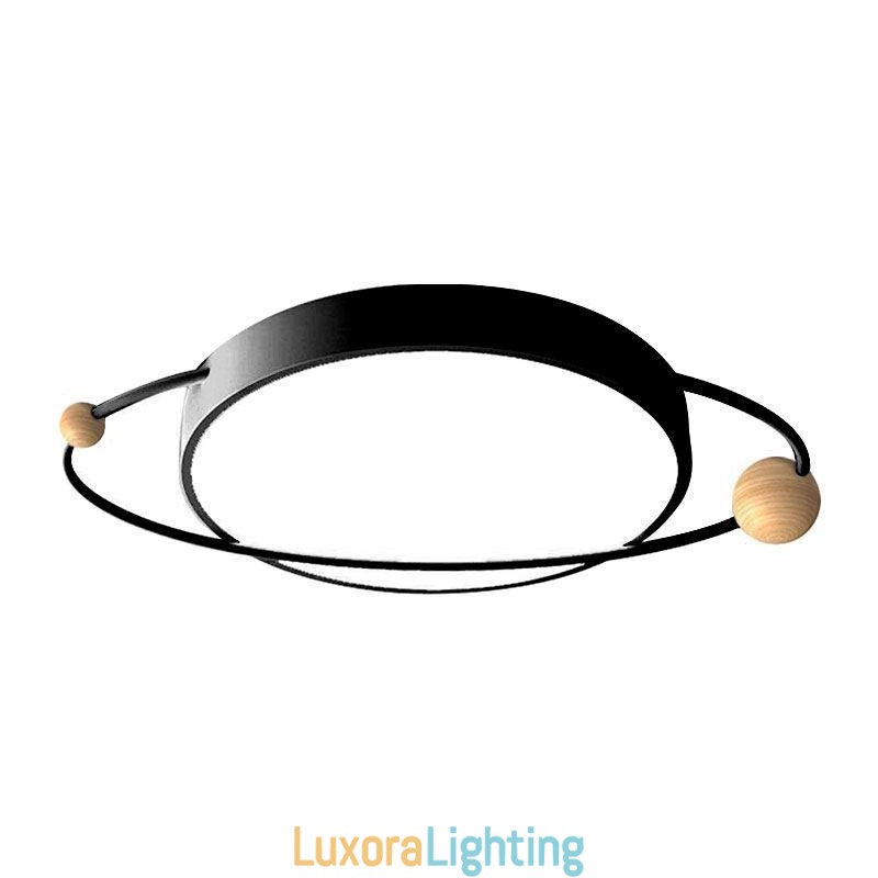 Designer Touch Decorative Modern Round Ceiling Light Planet Flush Mount Light Fixture